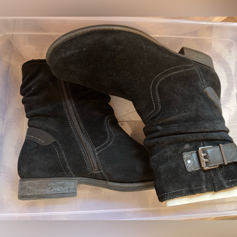 Earth shoes Black Multi Leather Boots